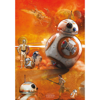 Стікер-наклейка ABYstyle Постер Star Wars &quot;BB8&quot; 98x68 см (ABYDCO331)