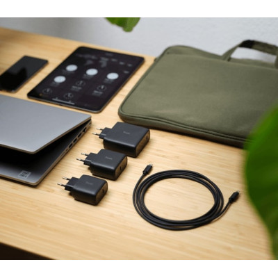 Зарядний пристрій Trust Maxo 65W USB-C PD black (24817_TRUST)