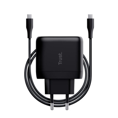 Зарядний пристрій Trust Maxo 65W USB-C PD black (24817_TRUST)