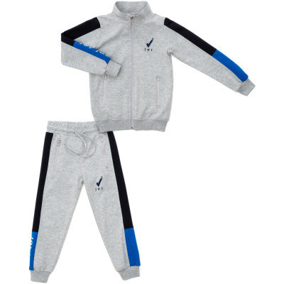 Спортивний костюм дитячий Joi зз лампасами (P-109-110B-gray)