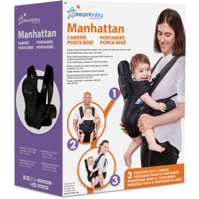 Рюкзак-переноска DreamBaby Manhattan Black (G296)