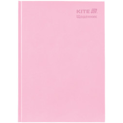 Щоденник шкільний Kite тверда обкладинка, світло рожевий (K25-262-17)