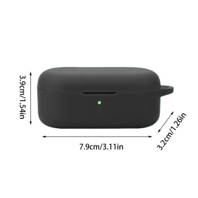 Чохол для навушників BeCover Silicon для OPPO Enco Buds 2 Pro Black (713223)