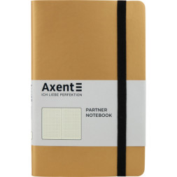 Книга записна Axent Partner Soft 125х195 мм в точку 96 аркушів Золотиста (8312-35-A)