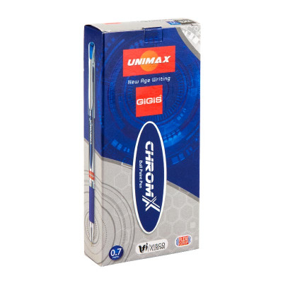 Ручка кулькова Unimax ChromX, чорна (UX-119-01)