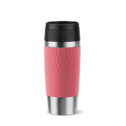 Термокружка Tefal Travel Mug Classic Twist, 360мл, нержавіюча сталь, кораловий (N2024410)