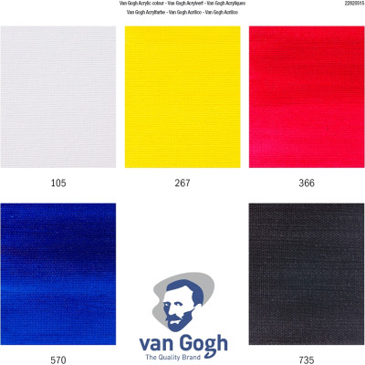 Акрилові фарби Royal Talens Van Gogh Primary 5 x 40 мл (8712079498436)