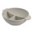 Тарілка дитяча Canpol babies DOTS силіконова на присосці з секціями, сіра (51/403_grey)