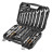 Набор инструментов Neo Tools 82шт, 1/2&quot;, 1/4&quot;, CrV, кейс (10-059)