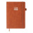 Книга записна Buromax Respect 96 аркушів А5 у клітинку коричневий (BM.295108-25)