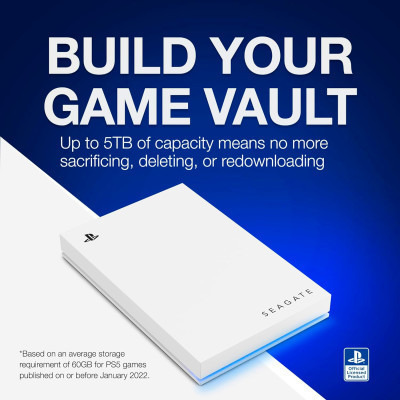 Зовнішній жорсткий диск 2.5&quot; 2TB Game Drive for PlayStation 5 Seagate (STLV2000201)