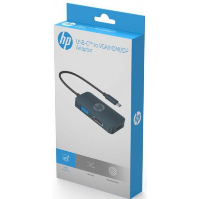 Порт-реплікатор HP USB3.1 Type-C --&gt; HDMI/VGA/DP/, 0.2м (DHC-CT200)