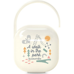 Контейнер для пустушок Suavinex A walk in the park білий (308201)