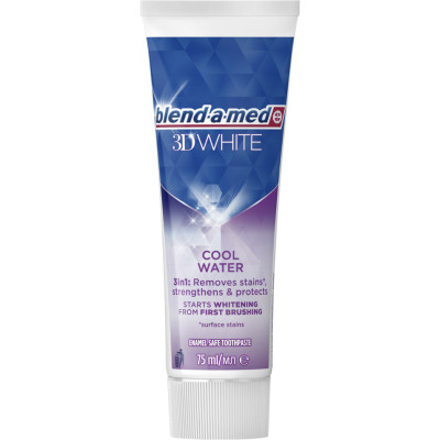 Зубна паста Blend-a-med 3D White Прохолодна вода 75 мл (8006540793138)