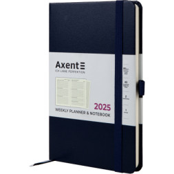 Тижневик Axent датований 2025 Partner Strong 125х195 мм, синій (8505-25-02-A)