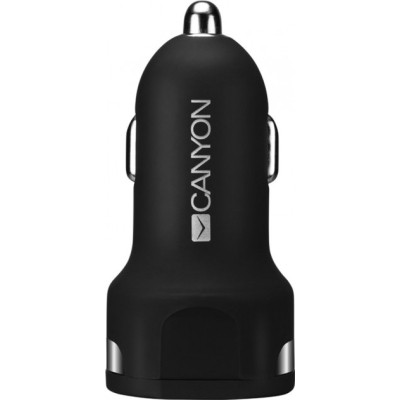 Зарядний пристрій Canyon Universal 2xUSB car adapter (CNE-CCA04B)