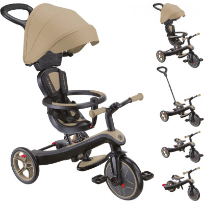 Дитячий велосипед Globber Explorer Trike 4 в 1, пісочний (634-231)