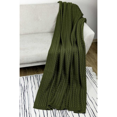 Плед Прованс Happy Fall Kosa Оливковий 130х170 см (4823093446908)