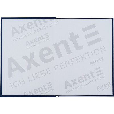 Книга записна Axent UA Єдина А5 клітинка тверда обкладинка 96 аркушів (8455-4-A)