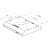 Витяжка кухонна Pyramida UX 60 (380) B WH