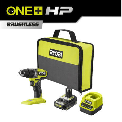 Шуруповерт Ryobi ONE+ HP RPD18C1-1C20G 18V, 1х2Ah, 60Нм, 450/1700об/хв, сумка (5133006525)