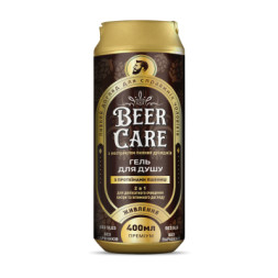 Гель для душу Beer Care 2 в 1 З протеїнами пшениці Живлення 400 мл (4820164642016)