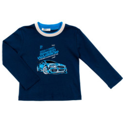 Кофта дитяча Breeze з машиною (19757-116B-blue)