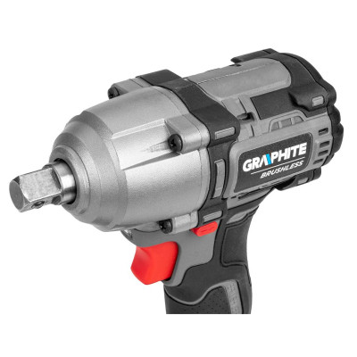 Гайковерт Energy+ 18V, безщітковий, 2600об/хв, 450Нм, 1/2&quot;, 3 швидкості, 1.24кг (без АКБ та ЗП) Graphite (58G038)