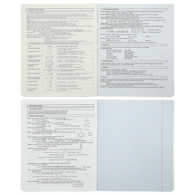 Зошит ZiBi предметний BLACK 48 аркушів клітинка, хімія (ZB.1700-04)
