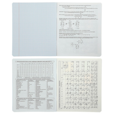 Зошит ZiBi предметний BLACK 48 аркушів клітинка, хімія (ZB.1700-04)