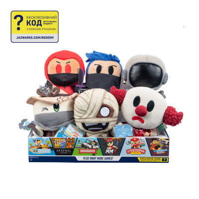 М&#039;яка іграшка DevSeries Collector Plush Ninja Legends Assassin, 20см (CRS0006)