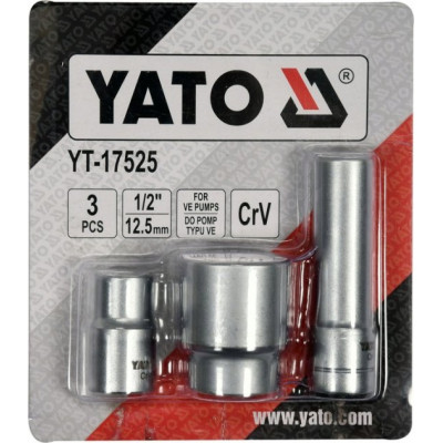 Набір головок Yato YT-17525