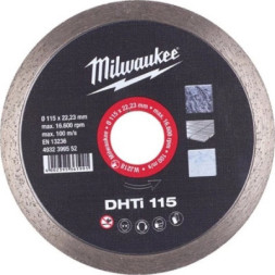 Круг відрізний Milwaukee алмазний для керамічної плитки DHTI 125, 125мм (4932399553)