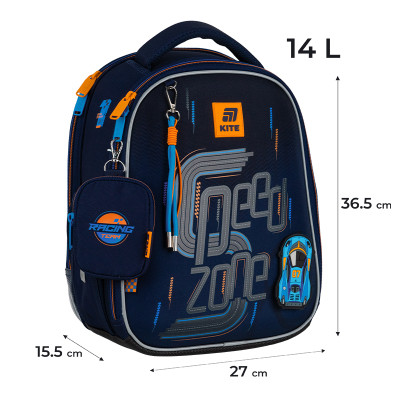 Портфель Kite Education 555 Speed Zone (K25-555S-3)
