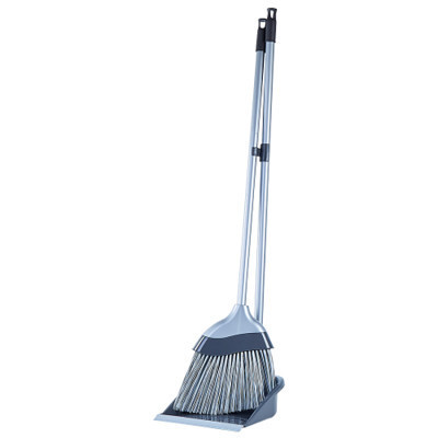 Комплект для прибирання Алеана Євро мітла та совок Граніт/сірий (127026/граніт/сірий)