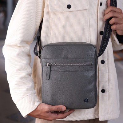 Сумка Brampton London Crossflow Grey (64405 GREY)