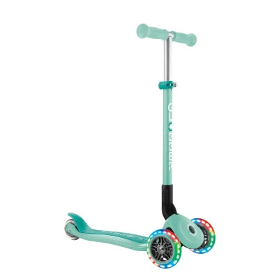 Самокат Globber Primo Foldable Lights колеса з підсвіткою до 50 кг 3+ М&#039;ятний (432-206-3)