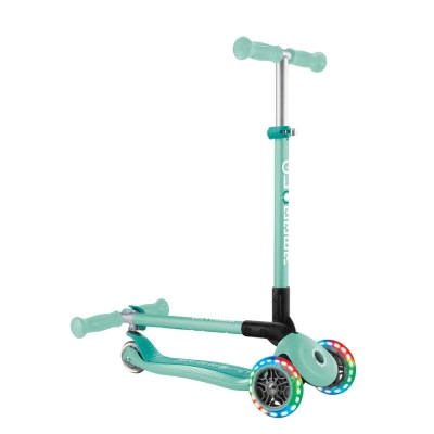 Самокат Globber Primo Foldable Lights колеса з підсвіткою до 50 кг 3+ М&#039;ятний (432-206-3)