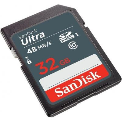 Карта пам&#039;яті SanDisk 32GB SDHC class 10 UHS-I Ultra Lite (SDSDUNR-032G-GN3IN)
