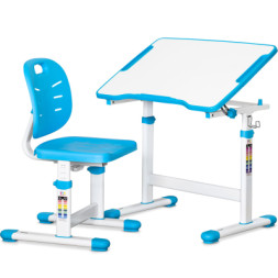 Парта зі стільцем Evo-kids Blue (Evo-07 Ergo BL)