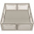 Дитячий манеж Lionelo Willow XL Beige Sand (LO-WILLOW XL BEIGE SAND)