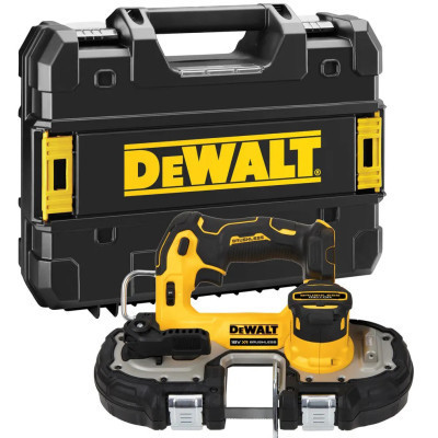 Стрічкова пила DeWALT 18В XR Li-lon, 46-116 м/хв, кейс TSTAK (бкз АКБ та ЗУ) (DCS377NT)