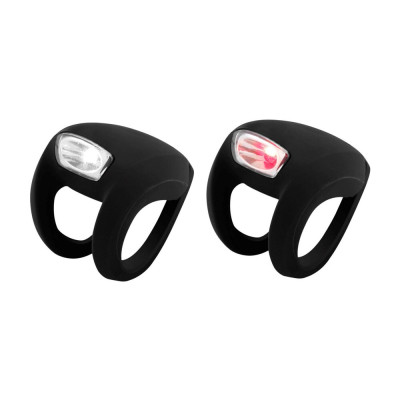 Передня велофара Knog Frog Strobe Front 8,5 Lumens Black (11920)