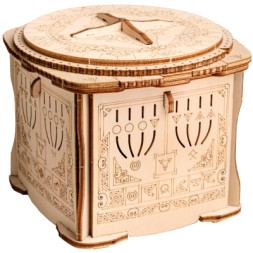 Головоломка EscapeWelt Дерев'яна SECRET LOCK BOX (50046)