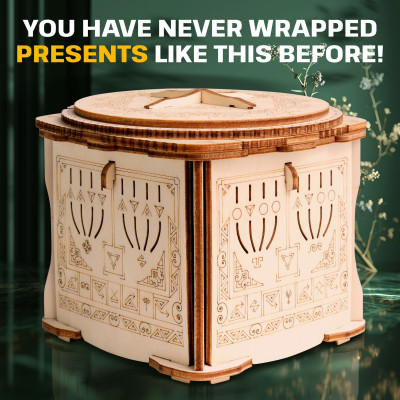 Головоломка EscapeWelt Дерев&#039;яна SECRET LOCK BOX (50046)