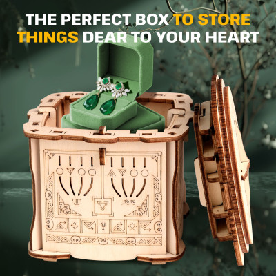 Головоломка EscapeWelt Дерев&#039;яна SECRET LOCK BOX (50046)