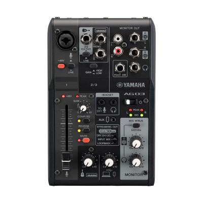 Аудіоінтерфейс Yamaha AG03MK2 Black