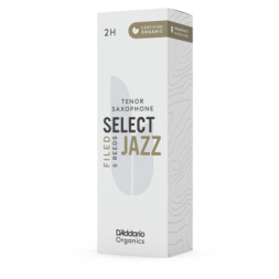 Тростина для саксофона D'Addario Organic Select Jazz - Tenor Sax Filed 2H - 5 Pack (ORSF05TSX2H)