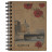 Блокнот Buromax spiral side, В6, 96sheets, KRAFT, square (assorted) (BM.2479)